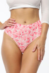 Dámské kalhotky brazilky ROSE FLAKES BRASIL MAXI VÍCEBAREVNÉ XL