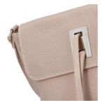 Módní malá dámská kožená crossbody Victorien starorůžová