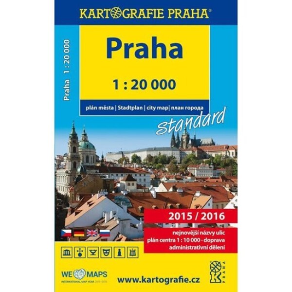 Praha - 1:20 000 plán města standard, 9. vydání