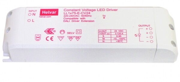 Cariitti LED zdroj, LL1x75-E-CV24 IP21 C1532288L