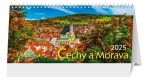 Kalendář 2025 Čechy Morava, stolní,