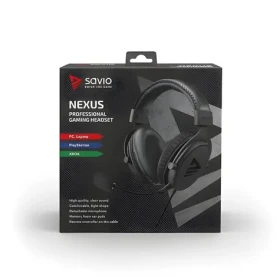Savio Nexus černá / Bezdrátová sluchátka do uší / Bluetooth (SAVGH-NEXUS)