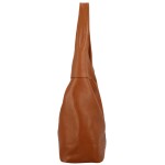 Velká dámská kožená kabelka Hayley, hnědá