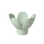 Räder Kameninový svícen Flower Green, zelená barva, keramika