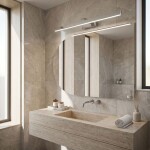 Koupelnové nástěnné LED svítidlo SWE003-1W 73cm CHROME OSW-20102