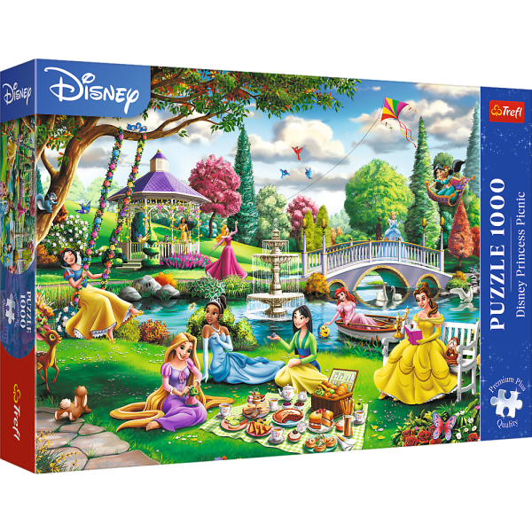 Puzzle Premium 1000 dílků - Piknik s Disney princeznou