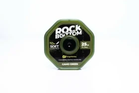 RidgeMonkey Šňůrka Connexion Rock Bottom Tungsten Coated Soft Hooklink 10m 25lb Camo Green (RMT279)