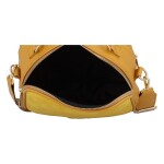 Trendová koženková crossbody Laura Biaggi Chick, žlutá