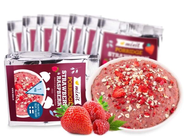 Mixit Minutová ovesná kaše do kapsy - Jahoda a malina