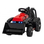 Mamido Dětský elektrický traktor G320 s radlicí červený