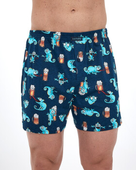 Boxerky Cornette Classic 001/175 S-2XL tmavě modrá XL