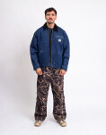 Carhartt WIP OG Detroit Jacket Blue/Black stone washed M