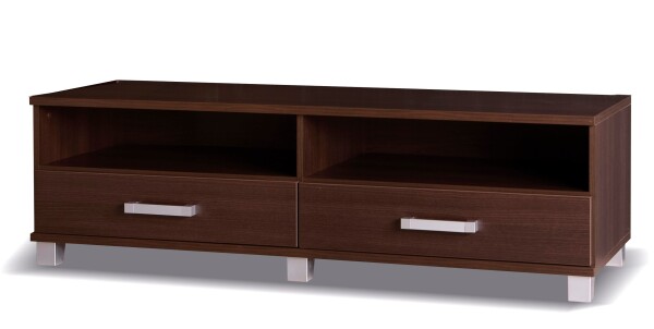 Komoda nízká Maximus M30 Barva korpusu: kaštan wenge, Rozměry: 150 cm