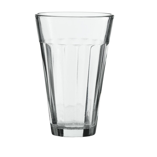 MADAM STOLTZ Sklenice Recycled Glass Light Blue 150 ml, čirá barva, sklo