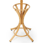 Věšák dřevěný stojanový, masiv topol a bříza, barva medový dub, výška 185 cm