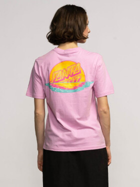 Santa Cruz Sunrise Dot FONDANT PINK dámské tričko krátkým rukávem