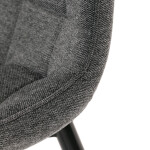 Jídelní židle, šedá, látka, HC-462 GREY2