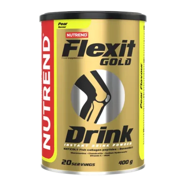 Kloubní výživa Flexit Gold Drink - Nutrend (hruška, 400 g) (42655-3-400g-pear)