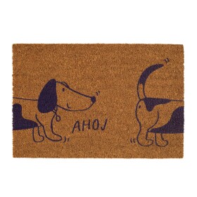 Bella Rose Rohožka z kokosových vláken Pes / Ahoj, přírodní barva