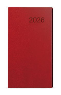 Týdenní diář 2026 Baloušek kapesní Jakub - Vivella bordó