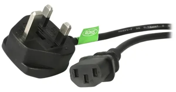 StarTech Napájecí kabel BS 1363-C13 černý / Napájecí kabel / 1,8 m / 250 V / 10 A (PXT101UK)