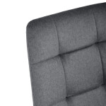 Jídelní židle, šedá, sametová látka, DCL-X7015 GREY2