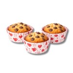 Dortisimo Košíčky na mini muffiny Srdíčka červená (80 ks)