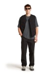 ICEBREAKER Mens Mer 150 Tech Lite SS Relaxed Tee, Obsidian velikost: M