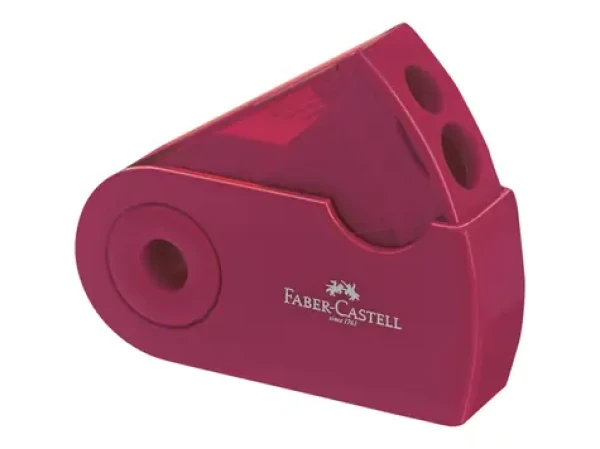 FABER-CASTELL Sleeve Ořezávátko dvojité červená/modrá (182701)