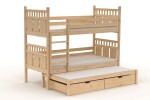 BRADOP Poschoďová trojpostel VAŠÍK B902 ROZMĚR: 90 x 210 cm - ATYP