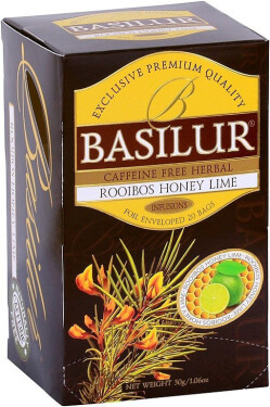 BASILUR Rooibos Honey Lime přebal 25x1,5g