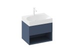 RAVAK - Lite Umyvadlová skříňka 60x45x43 cm, 1 zásuvka, Deepsea Blue X000001857