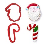 Dortisimo Sada vykrajovátek Santa a cukrová hůlka (2 ks)