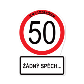 Přání - Dopravní značka 50 let - Albi