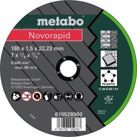 Metabo 616528000 Řezný kotouč 180 mm 25 ks list