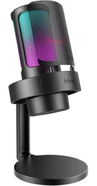 FIFINE Amplifire A8 RGB černá / stolní mikrofon / stojan / USB (FA8B)