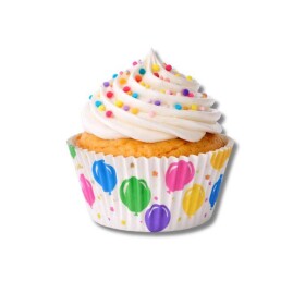 Dortisimo Košíčky na muffiny barevné balónky různé druhy (100 ks)