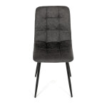 Jídelní židle, černá, látka vintage, CT-281 BK3