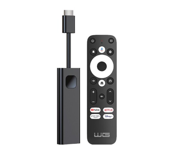 WG - WG Smart TV Stick 4K s Androidem, černá EDF_819167