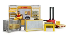 Bruder 62251 Bworld - DHL obchod s ručním paletovým vozíkem