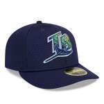 New Era Pánská kšiltovka Tampa Bay Rays MLB 2025 Batting Practice Low Profile 59FIFTY Fitted Velikost: 7 1/4