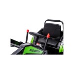 Mamido Dětský elektrický traktor s lopatou zelený