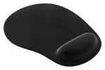 INCA IMPS-008 černá / Ergonomická podložka pod myš / silikon-gel / 245×220×3 mm / opěrka zápěstí (IMPS-008)