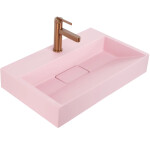 REA - Umyvadlo GOYA PINK na desku 60 CM - konglomerát REA-U4411