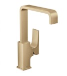 HANSGROHE - Metropol Umyvadlová baterie s výpustí Push-Open, kartáčovaný bronz 32511140