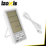 Meteorologická stanice IZOXIS – digitální teploměr, vlhkoměr, hodiny a budík