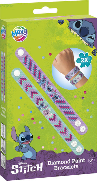 Diamantové malování Stitch - výroba náramků 2 ks - Craft Creative