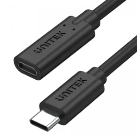 Unitek C14086BK-1M / Prodlužovací kabel USB-C / USB 3.2 Gen 2 / 10 Gbps / 4K / PD 100 W / 1 m (C14086BK-1M)
