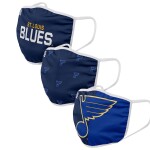 Roušky St. Louis Blues NHL FOCO - set 3 kusy EU Velikost: dospělá velikost