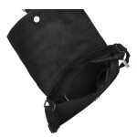 Dámská crossbody kabelka s hadím vzorem Geina, černá